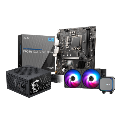 PRO H610M-G WIFI DDR4 Essentials Bundle