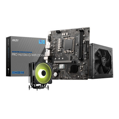 PRO H610M-G WIFI DDR4 Starter Bundle