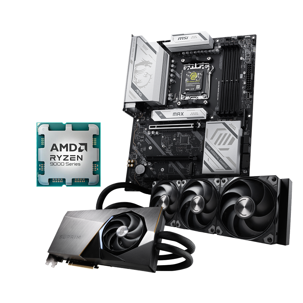 MAG X870E GAMING MAX WIFI 9950X3D Bundle Kit
