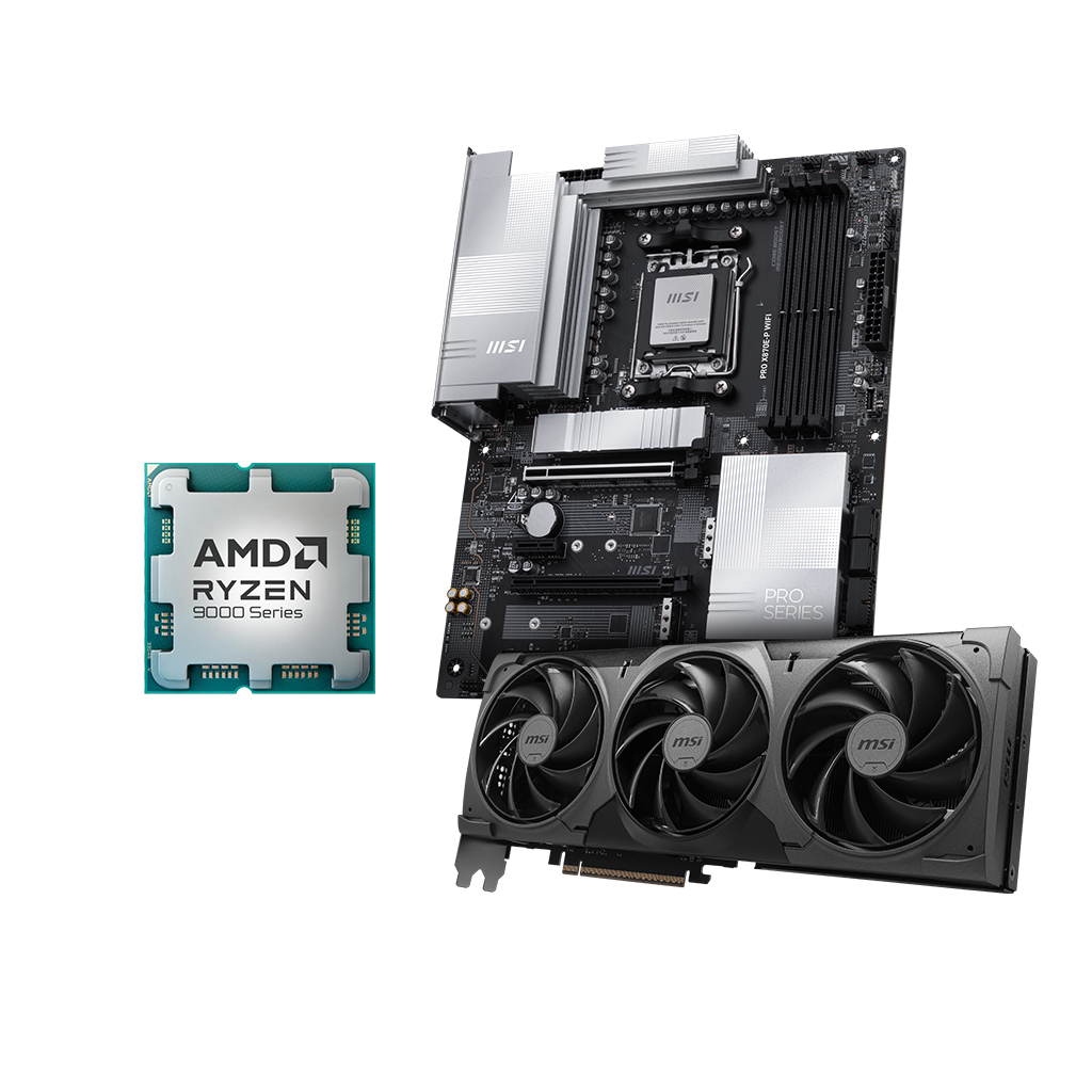 PRO X870E-P WIFI 9800X3D Bundle Kit