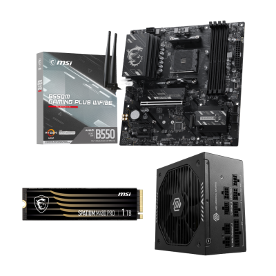 B550M GAMING PLUS WIFI6E | SPATIUM M480 PRO 1TB SSD Power Pack