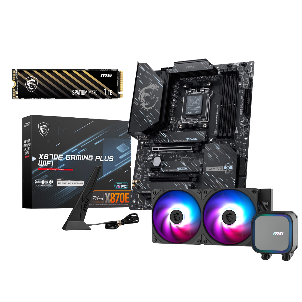 SPATIUM M480 PRO 1TB SSD | X870E GAMING PLUS WIFI Cooling Kit