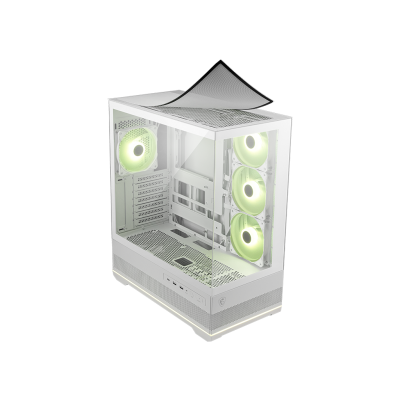 MAG PANO 110R PZ  WHITE Gaming Case
