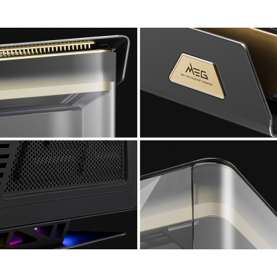 MEG MAESTRO 900R Gaming Case + MEG X870E GODLIKE MAX Combo