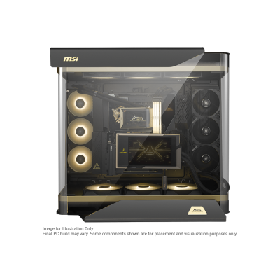 MEG MAESTRO 900R Gaming Case + MEG X870E GODLIKE MAX Combo