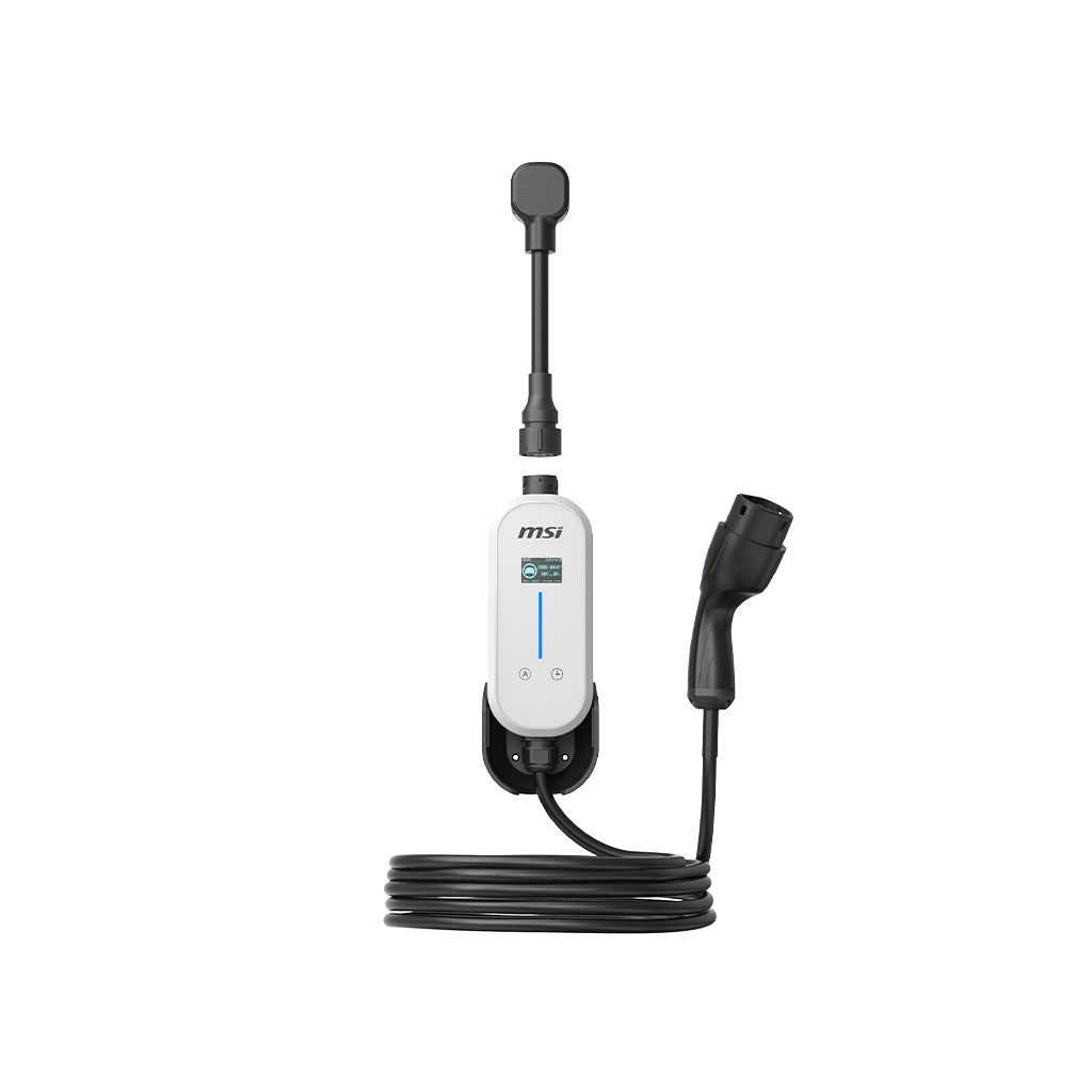 EZGO US 40A 1 PHASE BT-013US White NACS Portable Charger