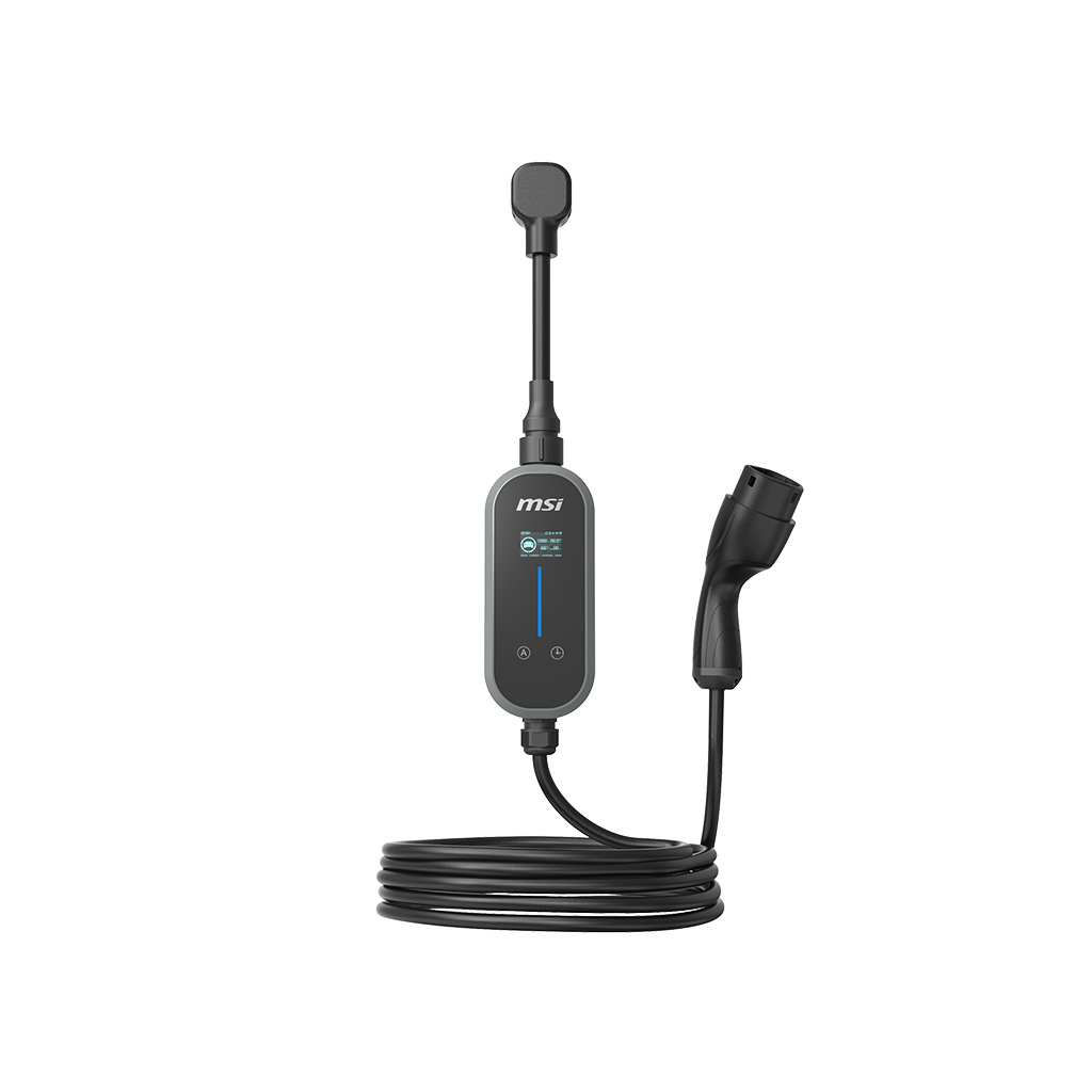 EZGO US 40A 1 PHASE BT-015US Gray NACS Portable Charger