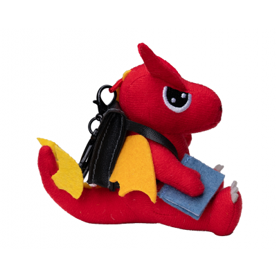 Lucky Doll Charm Keychain - Back to School