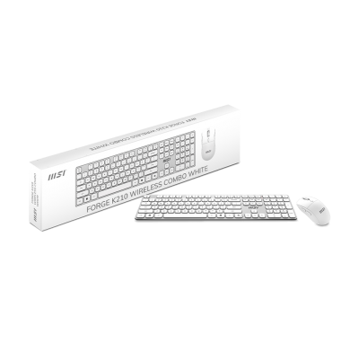 FORGE K210 W COMBO WHITE US Gaming Keyboard