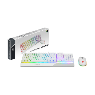 Vigor GK30 White Combo Gaming Keyboard