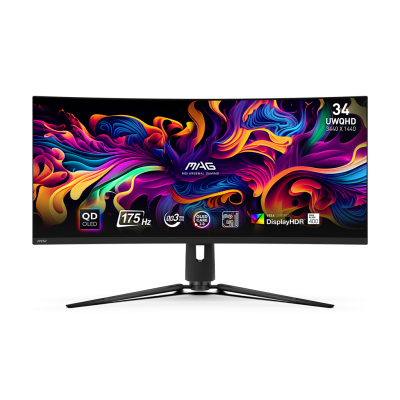 MAG 341CQP QD-OLED 34" UWQHD 175Hz Curved Gaming Monitor