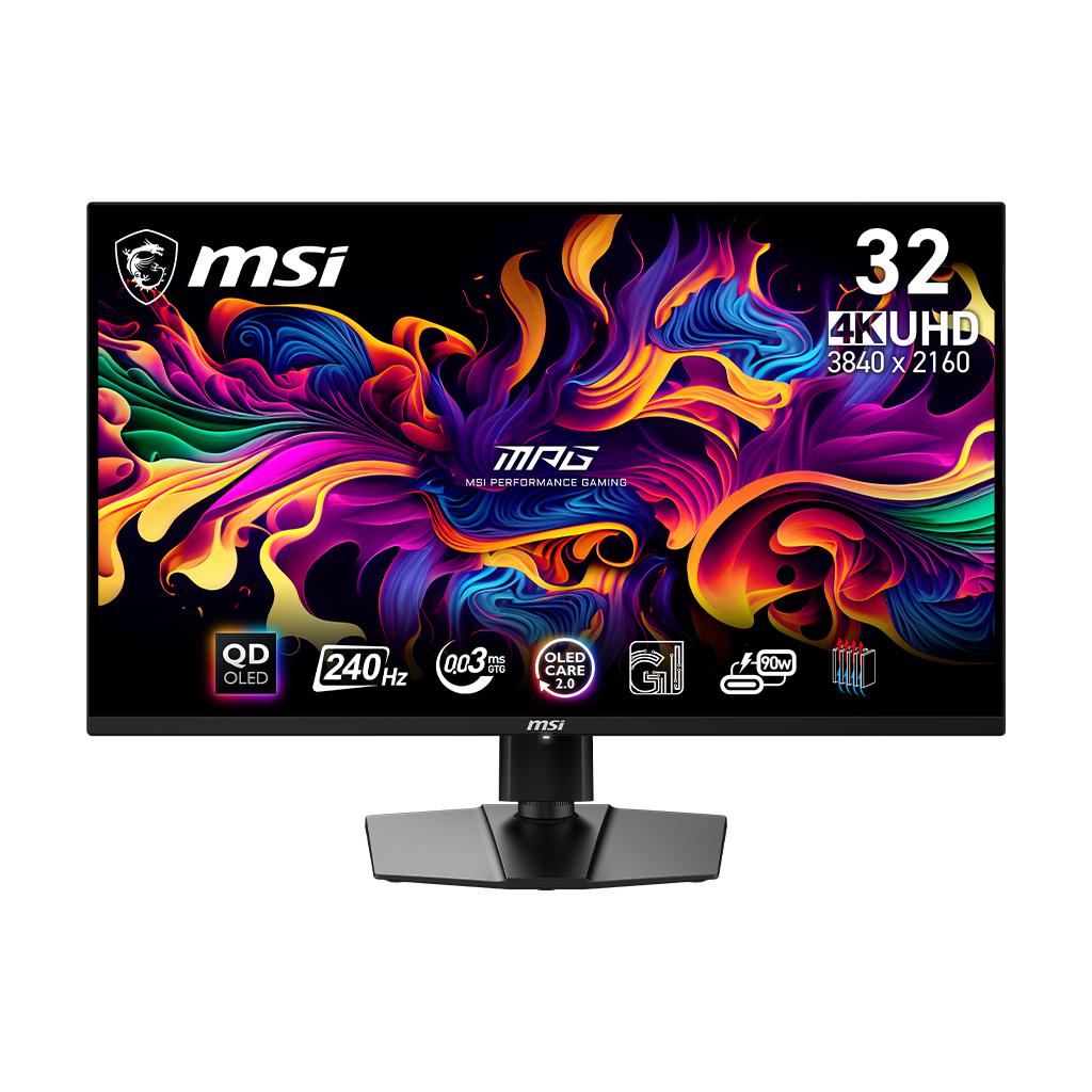MSI MPG 321URX QD-OLED 32 UHD 240Hz Flat Gaming Monitor - MSI-US Official  Store