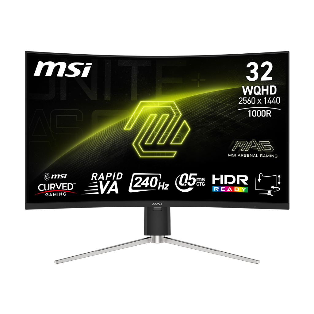 MAG 325CQRXF E2 31.5" WQHD 240Hz Curved Gaming Monitor