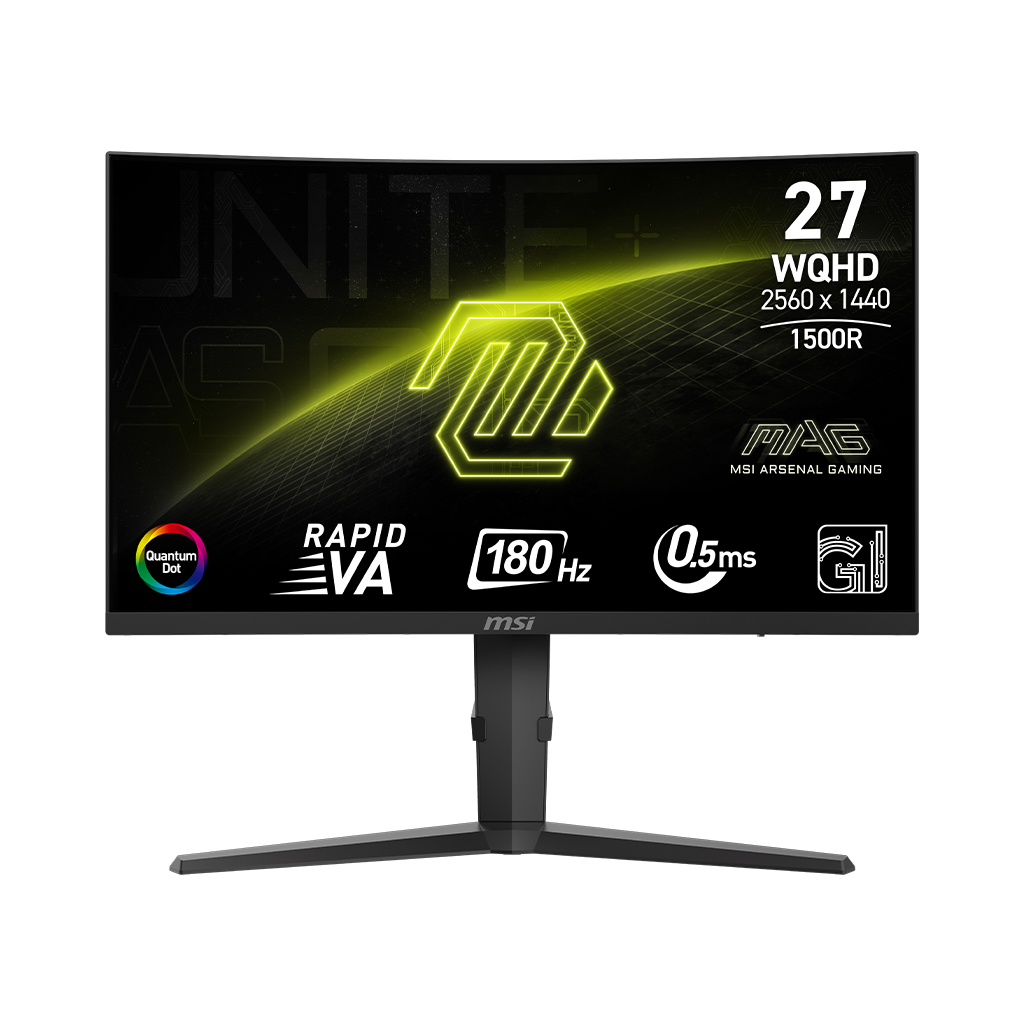 MAG 275CQRF QD E2 27" QHD 180Hz Curved Gaming Monitor