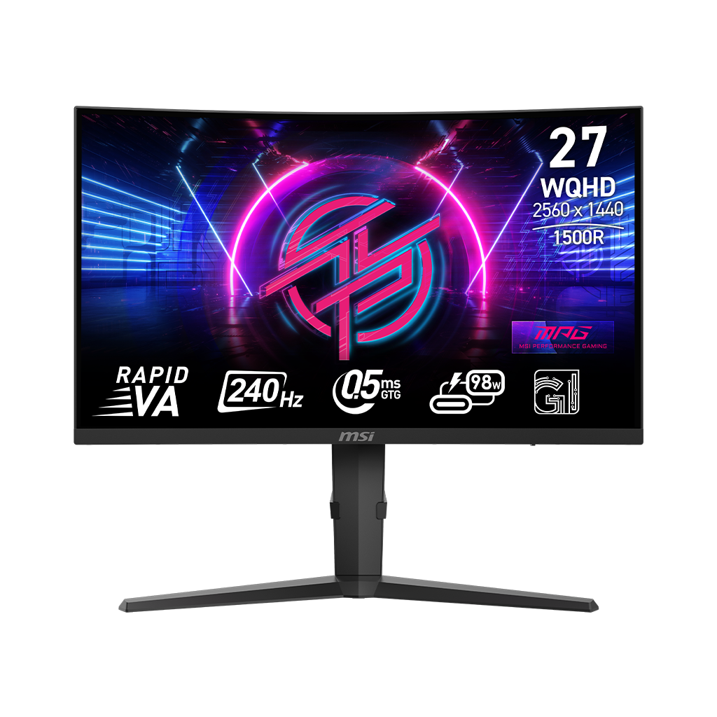 MPG 275CQRXF 27" QHD 240Hz Curved Gaming Monitor