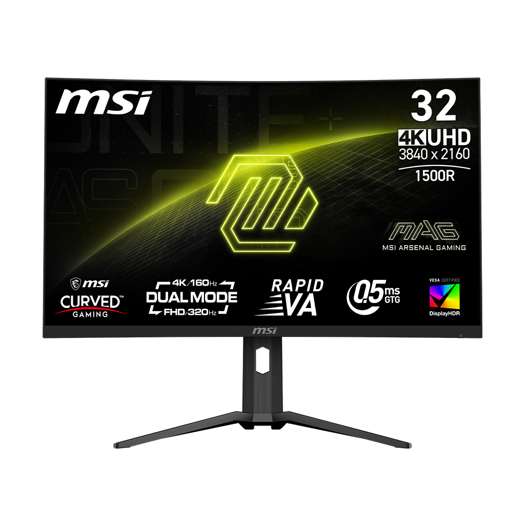 MAG 321CUPDF 31.5" UHD 160Hz Curved Gaming Monitor