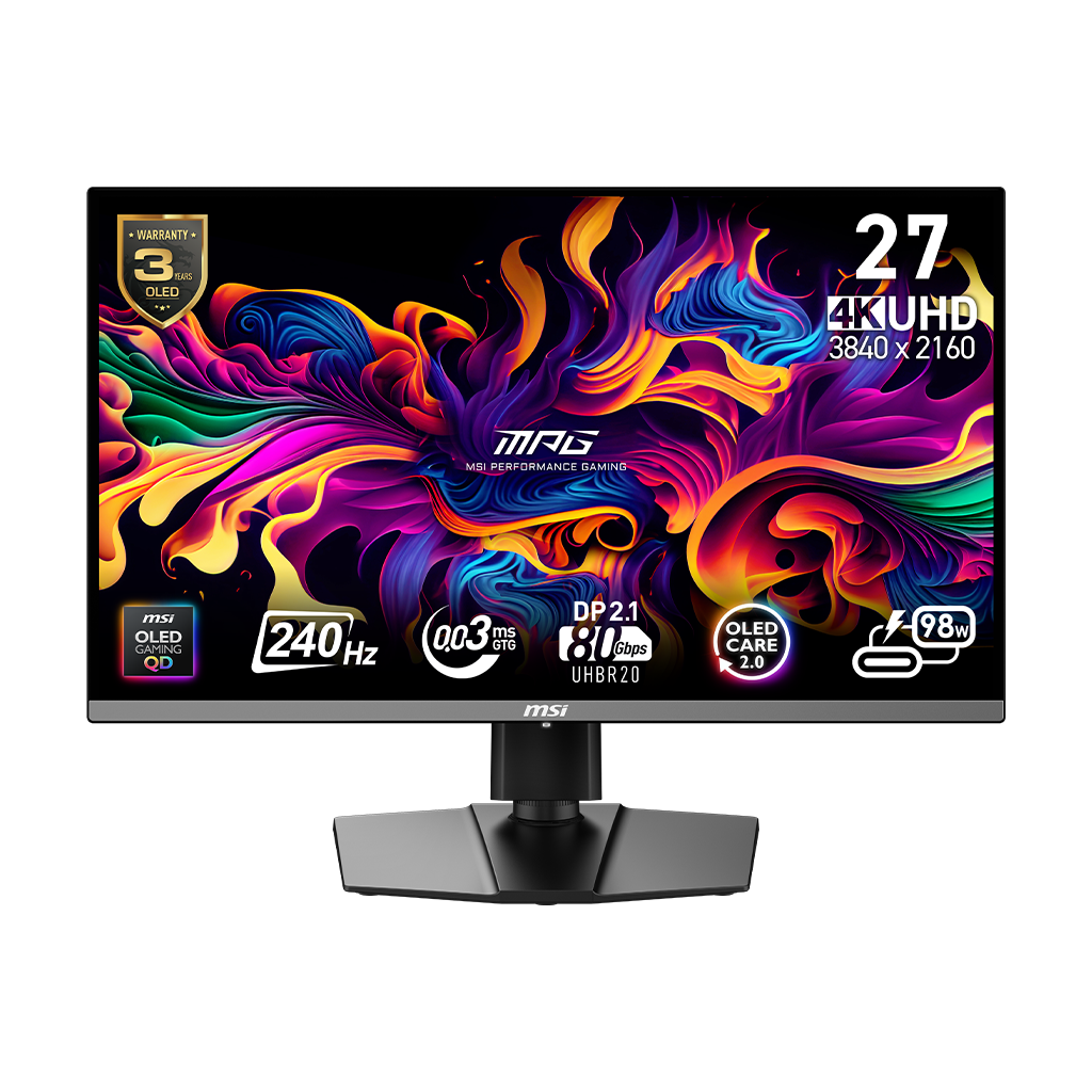 MPG 272URX QD-OLED 27" UHD 240Hz Flat Gaming Monitor