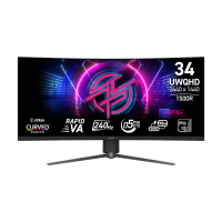 MPG 346CQRF X24 34" UWQHD 240Hz Curved Gaming Monitor