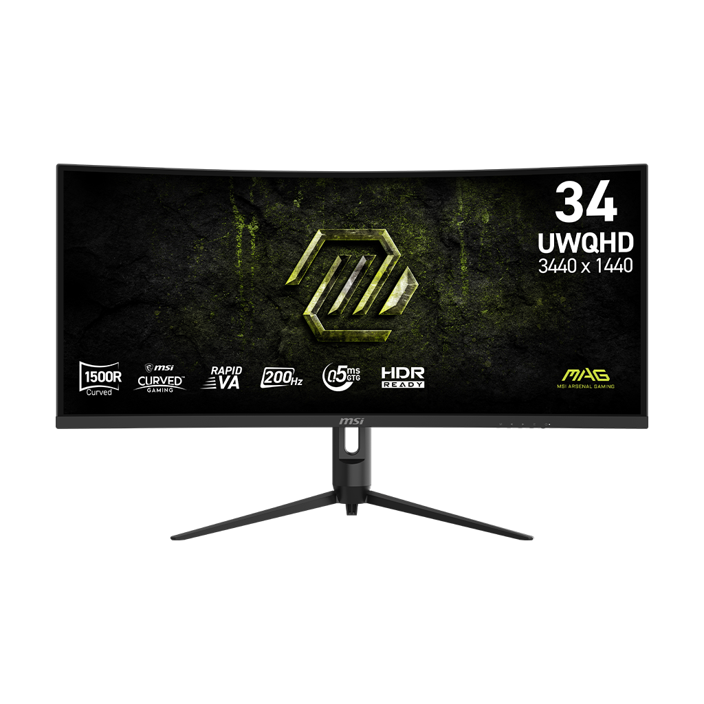 MAG 342CQRF E20 34" UWQHD 200Hz Curved Business & Productivity Monitor