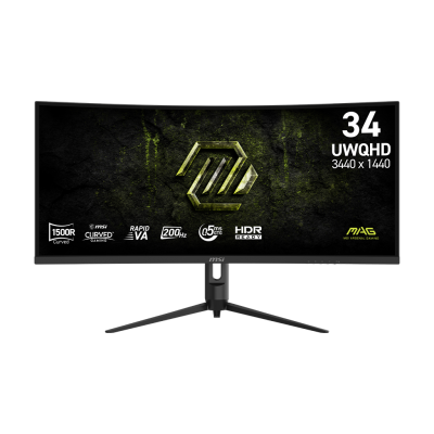 MAG 342CQRF E20 34" UWQHD 200Hz Curved Business & Productivity Monitor