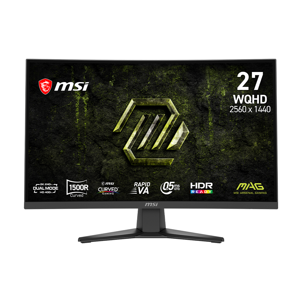 MAG 275CQDF X24 27" WQHD 240Hz Curved Gaming Monitor