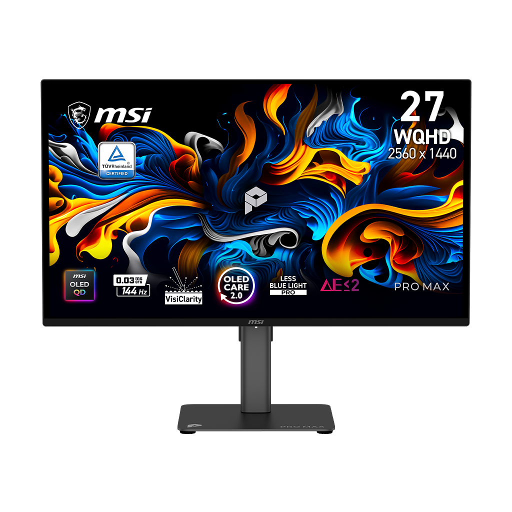 PRO MAX 271QPX14G 27" QD-OLED WQHD 144Hz Flat Business & Productivity Monitor