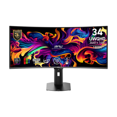 MPG 341CQR QD-OLED X36 34" UWQHD 360Hz Curved Gaming Monitor