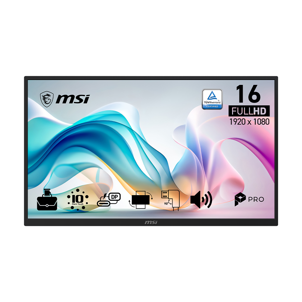 Pro MP161E6T 15.6" FHD 60Hz Portable Touch Screen Monitor
