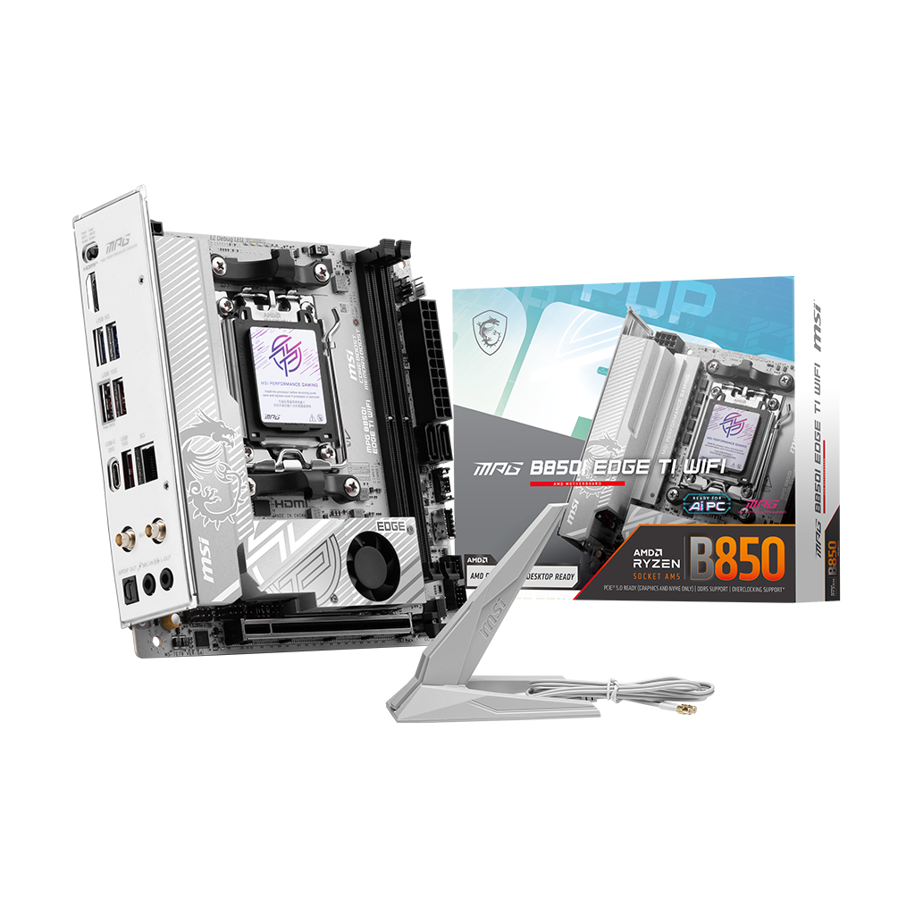 Miiiページ MSI MPG B850I EDGE TI WIFI Mini-ITX Motherboard - MSI-US
