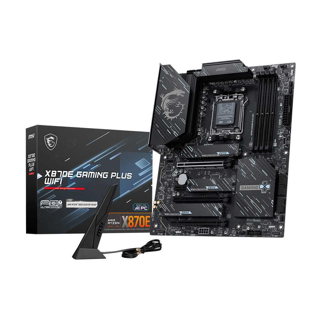MSI X870E GAMING PLUS WIFI AMD Ryzen 9000 ATX Gaming