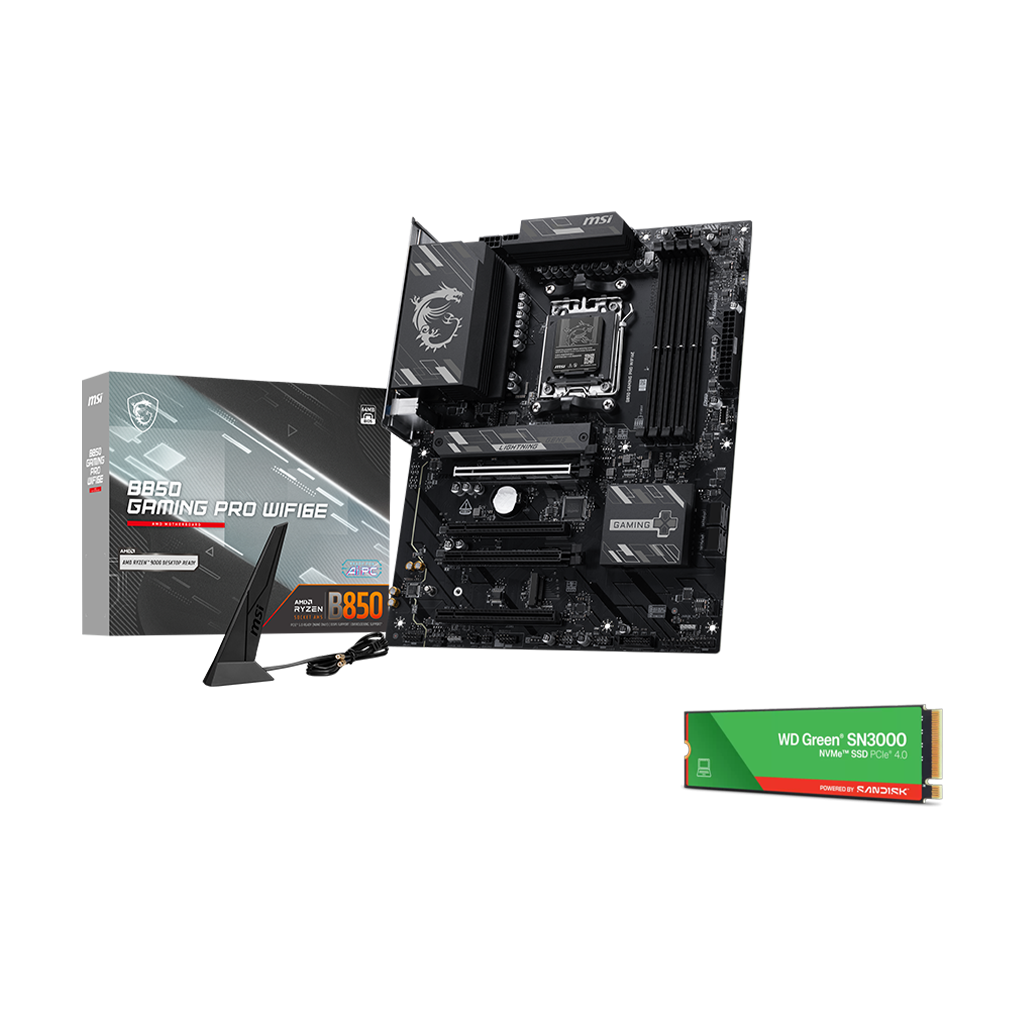 B850 GAMING PRO WIFI6E 1TB Starter Kit