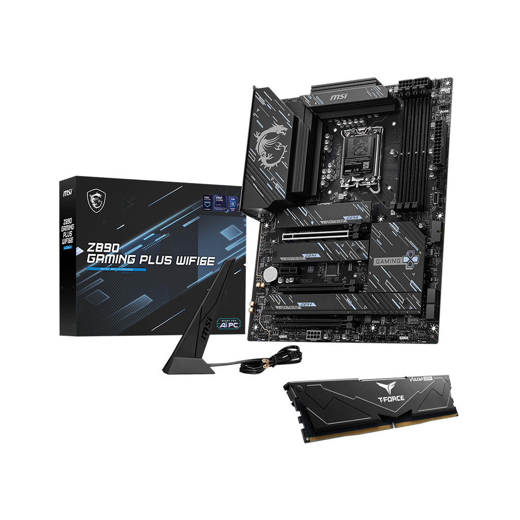 Z890 GAMING PLUS WIFI6E 16GB Starter Kit