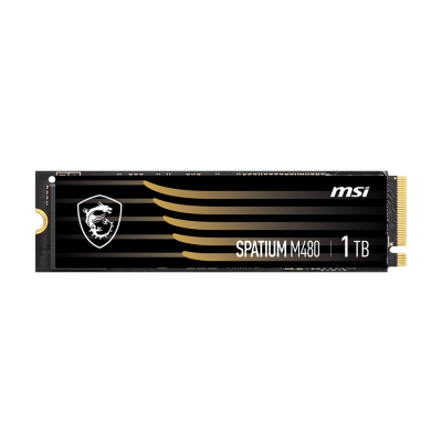 Msi - SSD SPATIUM M480 PCIe 4.0 NVMe M.2 1TB avec dissipateur de