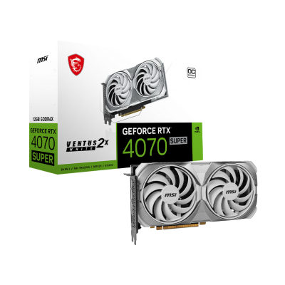 GeForce RTX 4070 SUPER 12G VENTUS 2X WHITE OC