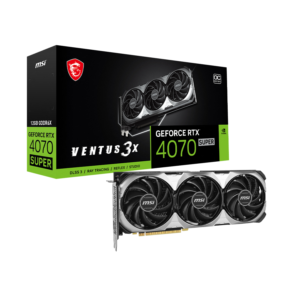 GeForce RTX 4070 SUPER 12G VENTUS 3X OC