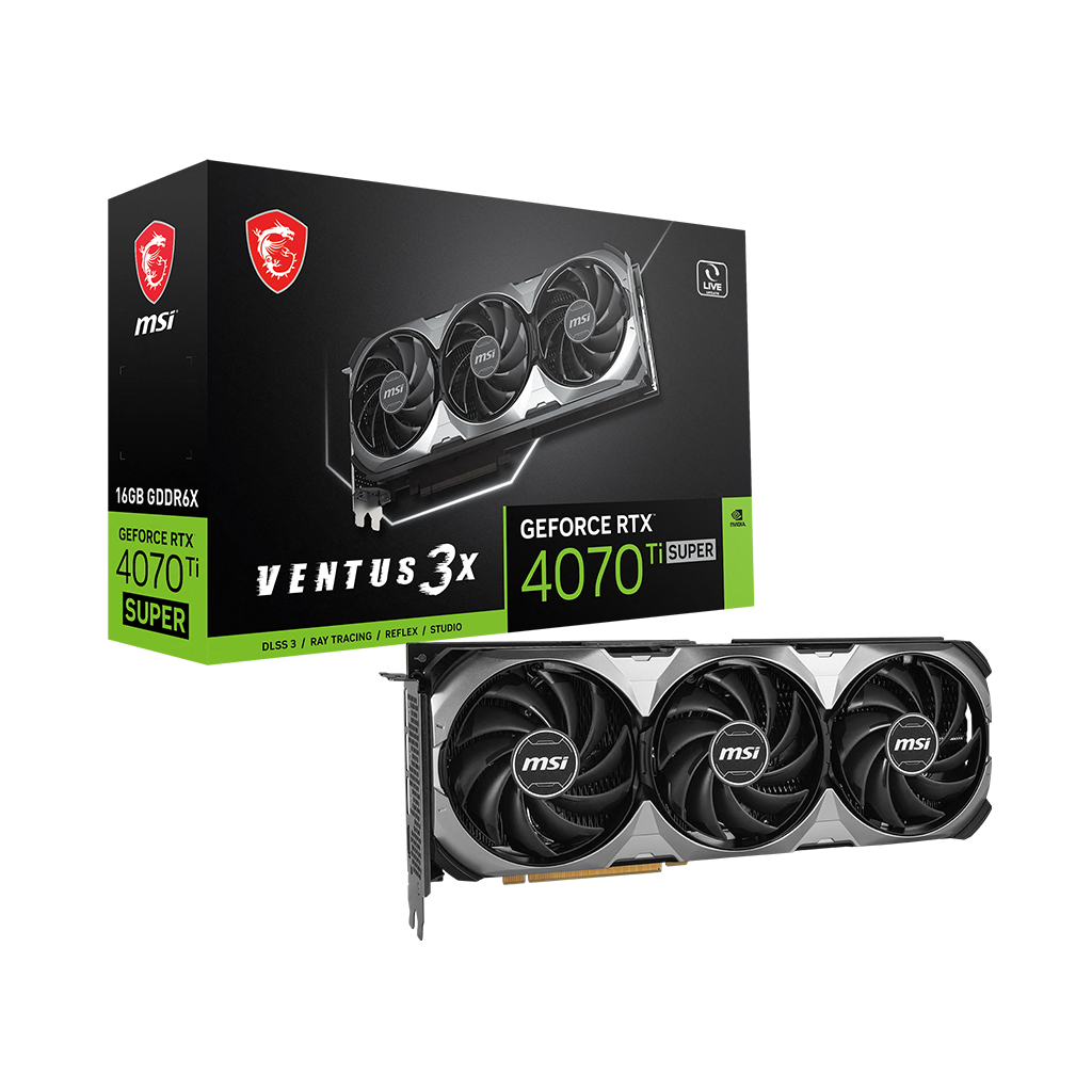 GeForce RTX 4070 Ti SUPER 16G VENTUS 3X