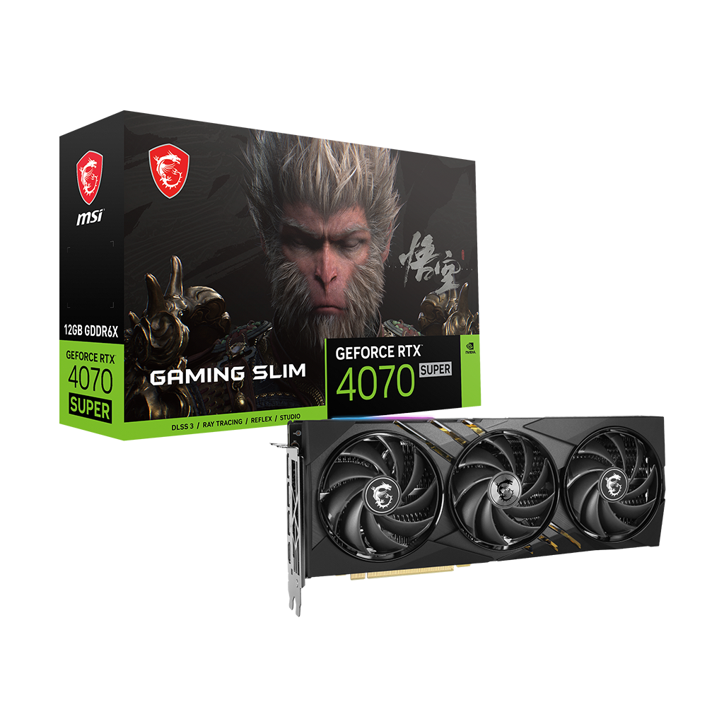 GeForce RTX 4070 SUPER 12G GAMING SLIM WUKONG EDITION