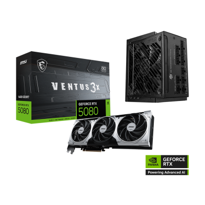 GeForce RTX 5080 16G VENTUS 3X OC PLUS | Power Pack Bundle