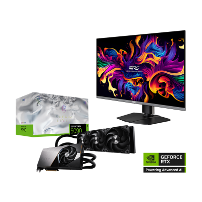 Geforce RTX 5090 32G SUPRIM LIQUID SOC | Bundle Pack