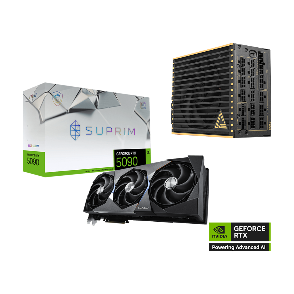 GeForce RTX 5090 32G SUPRIM SOC | Power Pack Bundle