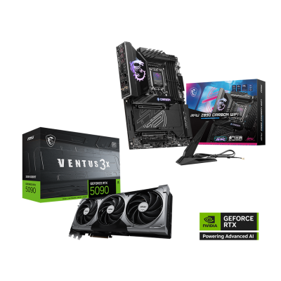 GeForce RTX 5090 32G VENTUS 3X OC | MPG Z890 CARBON WIFI Bundle Pack