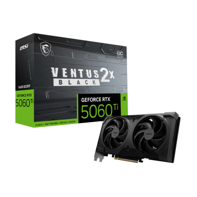 GeForce RTX 5060 Ti 16G VENTUS 2X OC BLACK PLUS