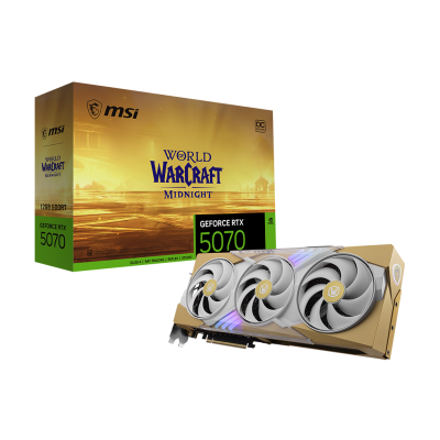 GeForce RTX 5070 12G World of Warcraft MIDNIGHT LIGHT EDITION OC