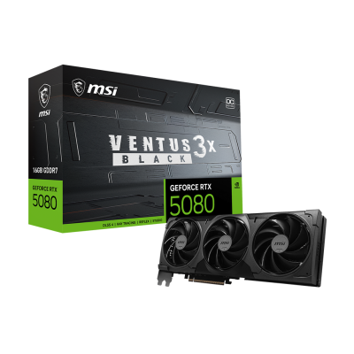 GeForce RTX 5080 16G VENTUS 3X OC BLACK