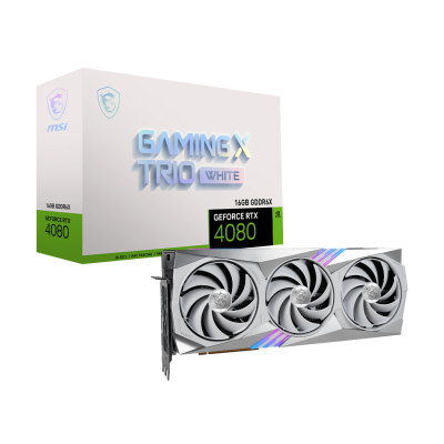 GeForce RTX 4080 16GB GAMING X TRIO White Edition