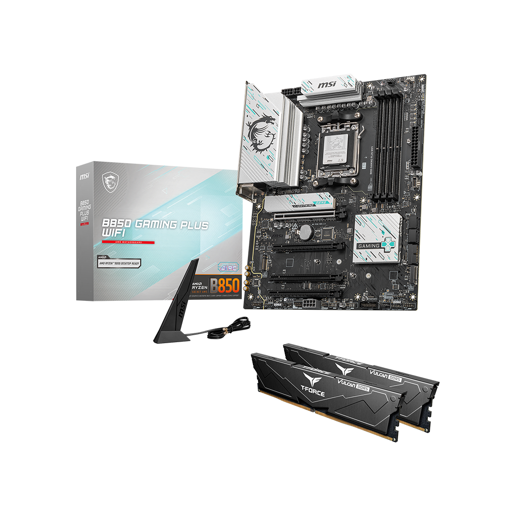 B850 GAMING PLUS WIFI 32GB Starter Kit
