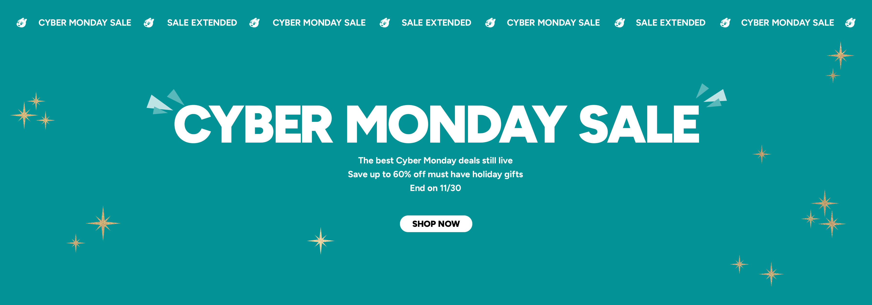 CYBER MONDAY DEALS ARE HERE
