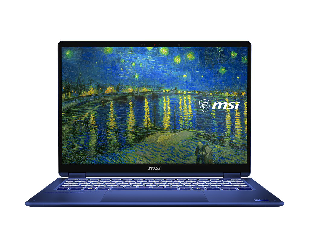 MSI Prestige 14 Flip AI+ 14" Starry Night Over the Rhone - Van Gogh Edition