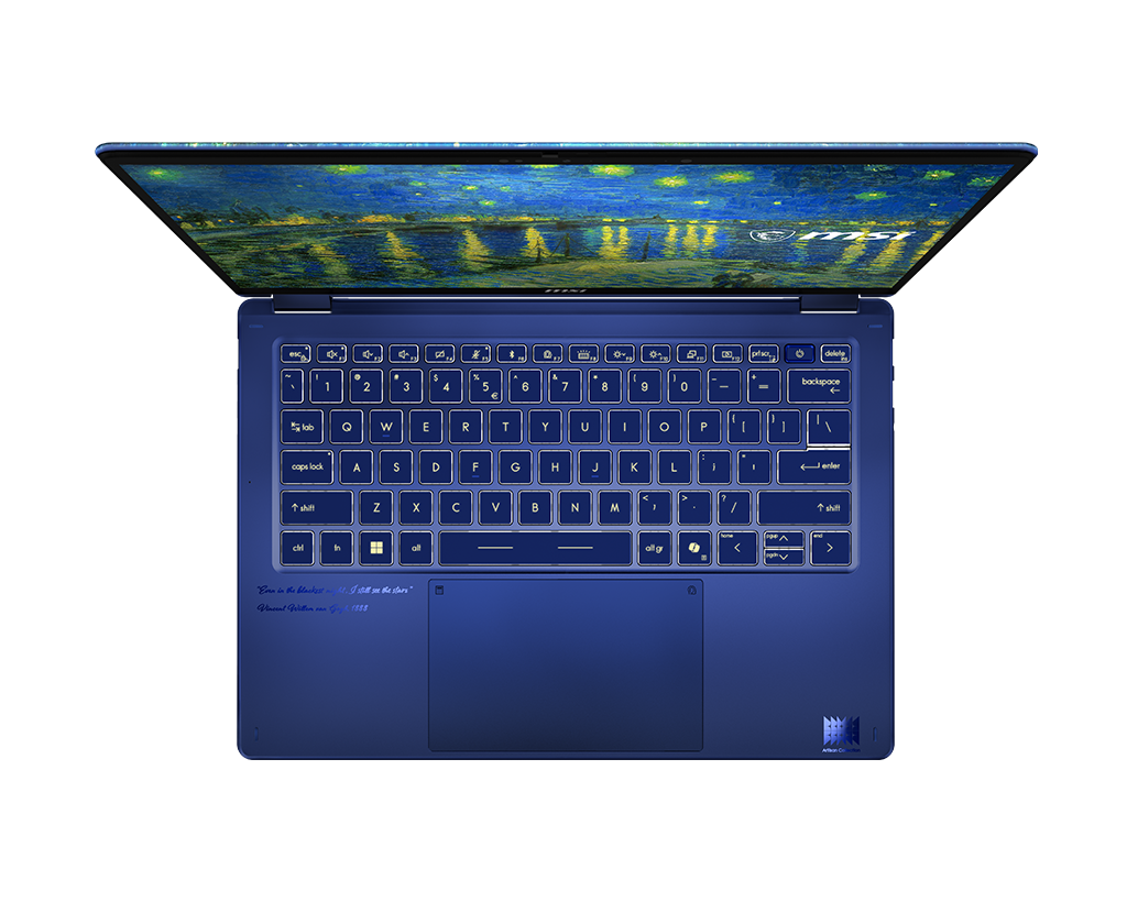 MSI Prestige 14 Flip AI+ 14" Starry Night Over the Rhone - Van Gogh Edition — фото 6