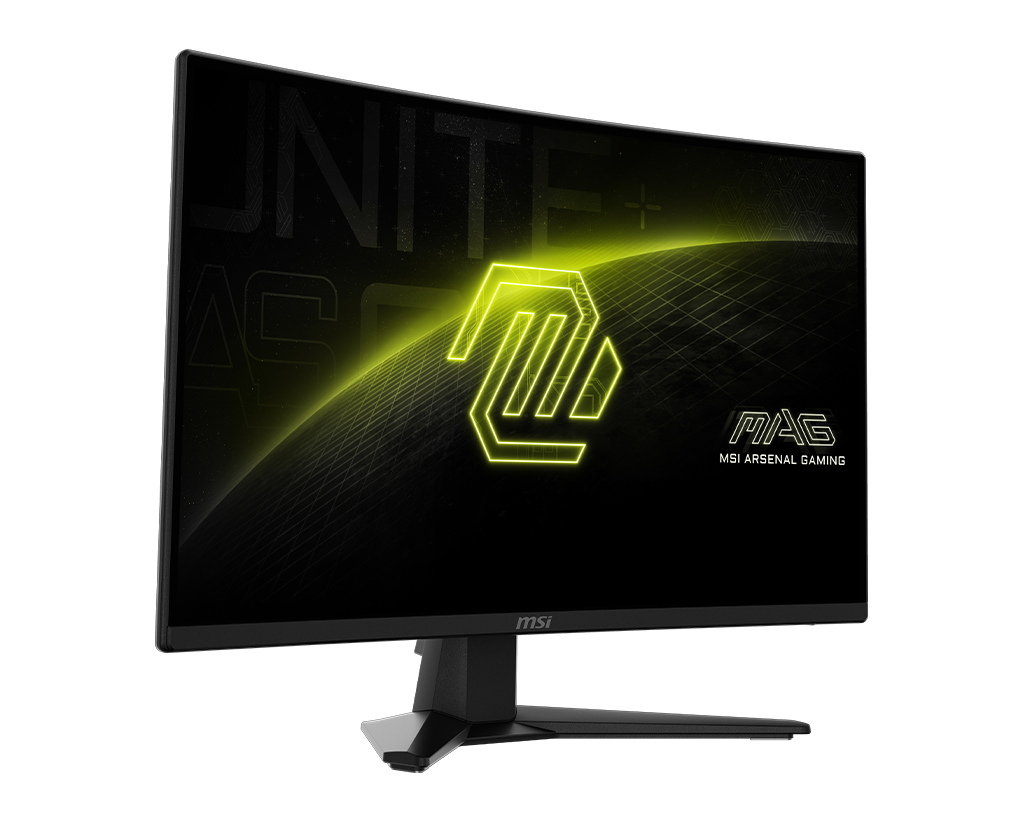 MSI Mag 274CQF 27" QHD 180Hz Curved Gaming Monitor, цвет: Металлик чёрный — фото 4